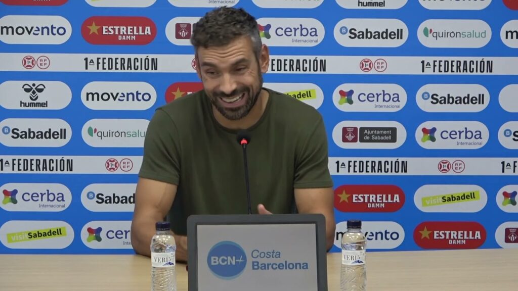 Rueda de prensa Carlos Martínez #SabadellFuenla