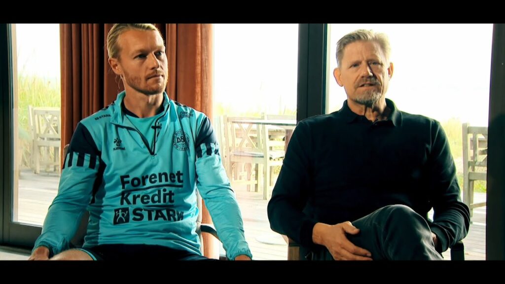 Simon Kjær and Peter Schmeichel Both Hold the Denmark Record of 129 Appearances - The Full Video