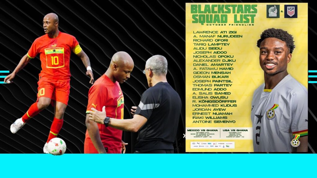 Andre Ayew was not called for this reason ..Chris Hughton callup not complete