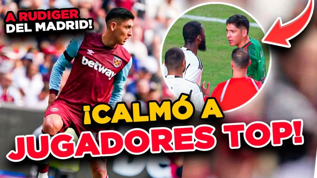 ¡EDSON ÁLVAREZ sacó lo ¨MACHÍN¨ ante los MEJORES DEFENSORES DEL MUNDO! Rudiger del REAL MADRID