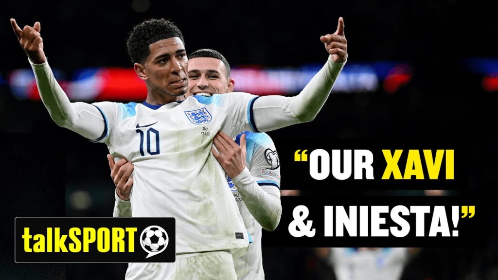England Fan HAILS Jude Bellingham & Phil Foden as the NEW Xavi & Iniesta 🌟⚽