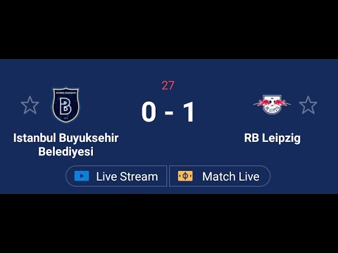 Yussuf Poulsen Goal VS Istanbul Buyuksehir | Leipzig VS Istanbul| 1-0|