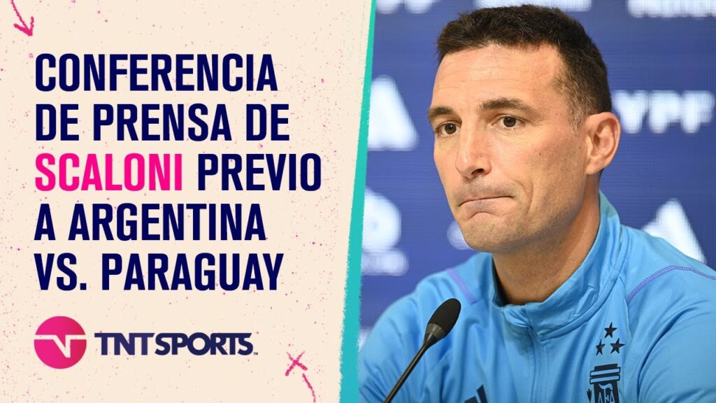 EN VIVO: Lionel SCALONI habla en conferencia de prensa en la previa de Argentina vs. Paraguay