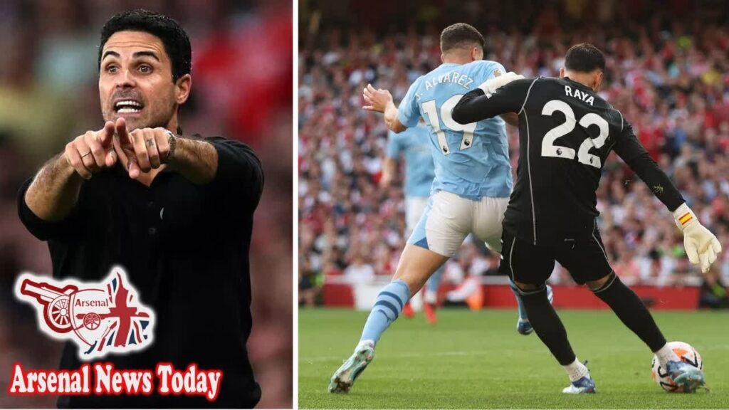 Caught in the Crossfire: David Raya's High-Pressure Moment Against Man City - news today