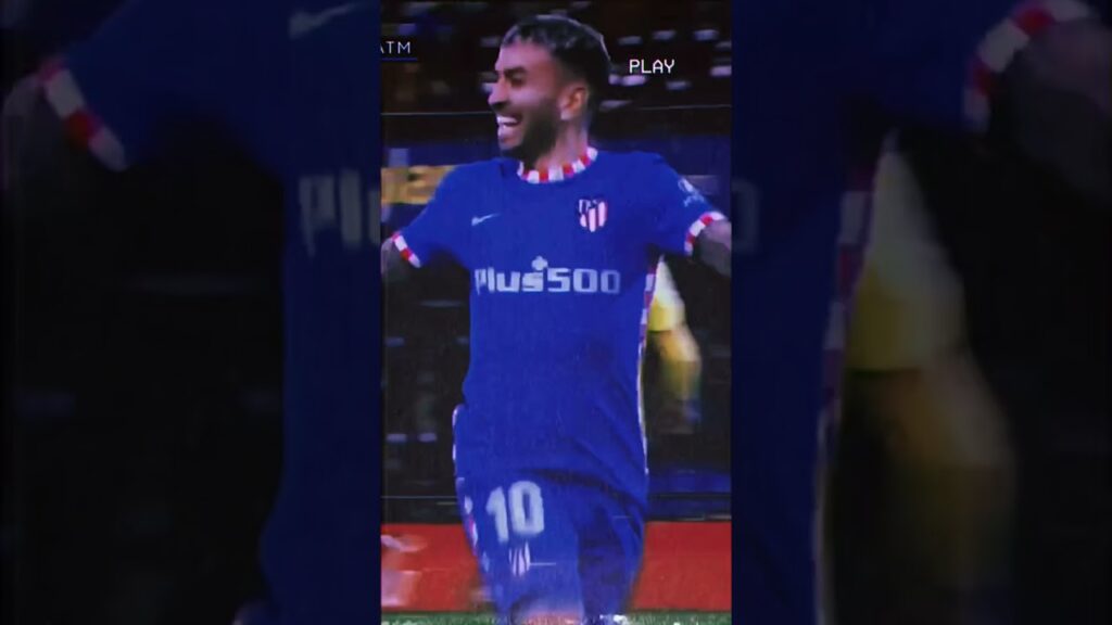✨ Angel Correa with a goal from heaven! 😇☄️ Atletico Madrid vs Valencia #shorts #football #viral