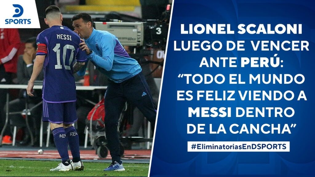 #SCALONI habló en #CONFERENCIA luego de que #ARGENTINA derrotara a #PERÚ | #EliminatoriasEnDSPORTS #SCALONI habló en #CONFERENCIA luego de que #ARGENTINA derrotara a #PERÚ | #EliminatoriasEnDSPORTS