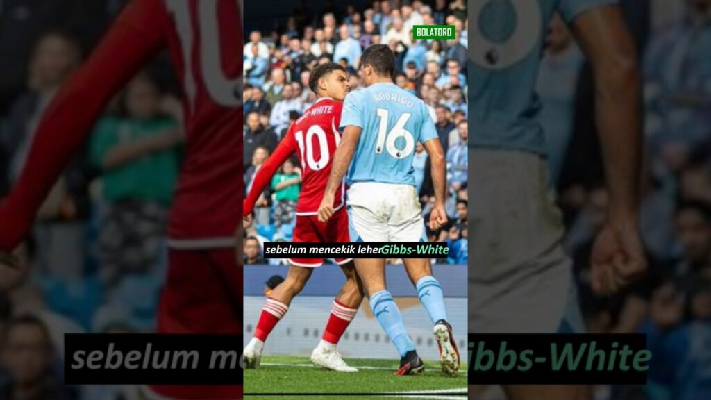 Alasan kenapa Rodri yang kalem sampai cekik Gibbs-White π¬ #shorts Alasan kenapa Rodri yang kalem sampai cekik Gibbs-White π¬ #shorts