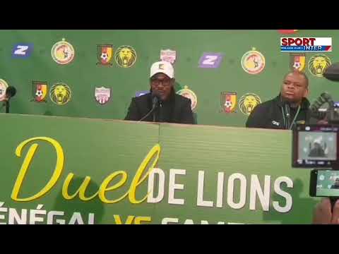 Rigobert Song sur la défaite contre le Sénégal : "je n'avais pas mon effectif au complet"