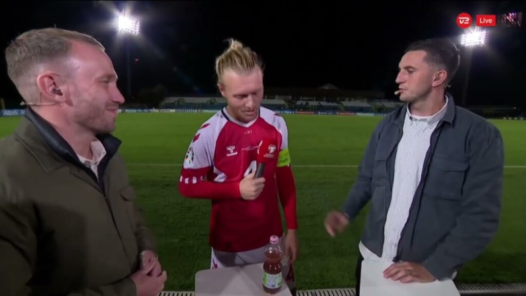 Simon Kjær Interview After San Marino vs Denmark on 17 October 2023