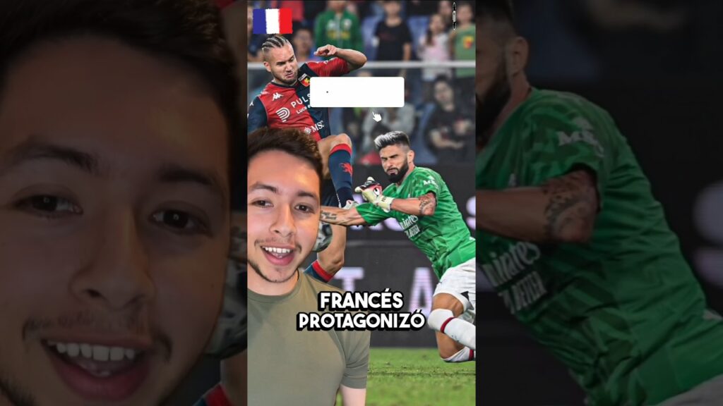 ¡SAN OLIVIER GIROUD! 😱 EL FRANCÉS SE TUVO QUE UBICAR DE ARQUERO TRAS LA EXPULSIÓN DE MAIGNAN Y…