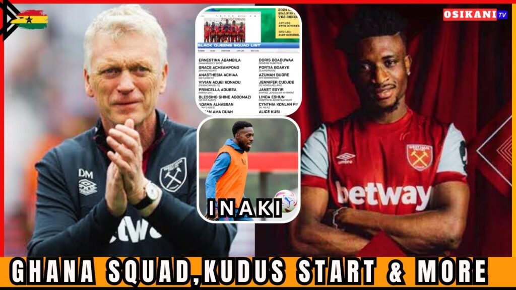 GHANA vs BENIN - SQUAD LIST…MOHAMMED KUDUS, INAKI WILLIAMS, TARIQ LAMPTEY, D. AMARTEY | BLACK STARS