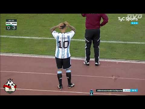 Messi le da el #10 a Correa para el partido Bolivia vs Argentina 2023