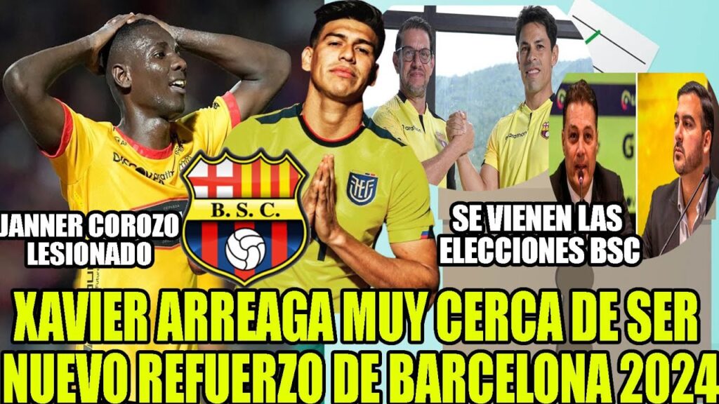XAVIER ARREAGA MUY CERCA DE SER NUEVO REFUERZO DE BARCELONA 2024! AHORA SI SE VIENEN LAS ELECCIONES XAVIER ARREAGA MUY CERCA DE SER NUEVO REFUERZO DE BARCELONA 2024! AHORA SI SE VIENEN LAS ELECCIONES