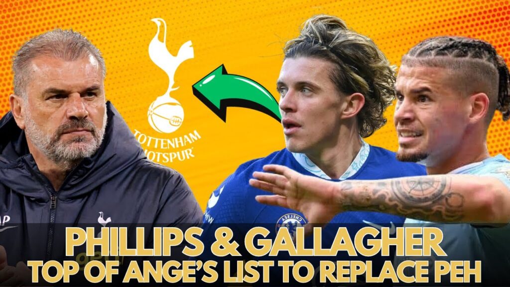 BIG ANGE Wants Conor Gallagher Or Kalvin Phillips To Replace Hojbjerg in January? #tottenham