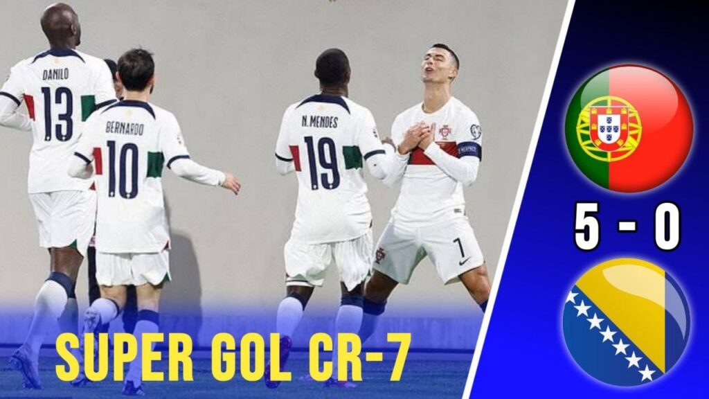 Super Gol Ronaldo💥Portugal vs Bosnia Herzegovina 5-0 -Highlights & All Goals HD-EURO Qualifiers 2024