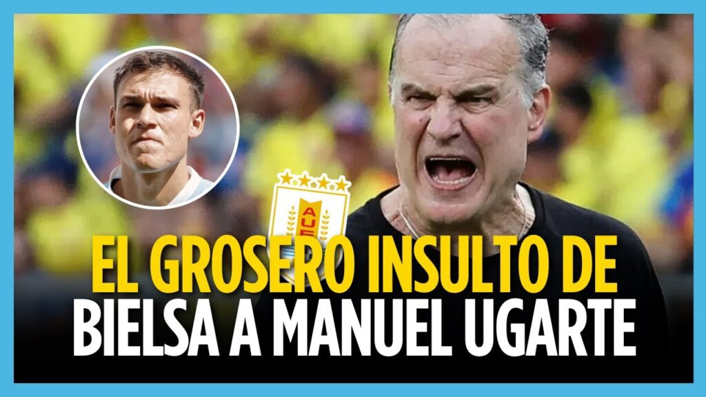 El GROSERO INSULTO de MARCELO BIELSA a MANUEL UGARTE en el partido URUGUAY vs COLOMBIA