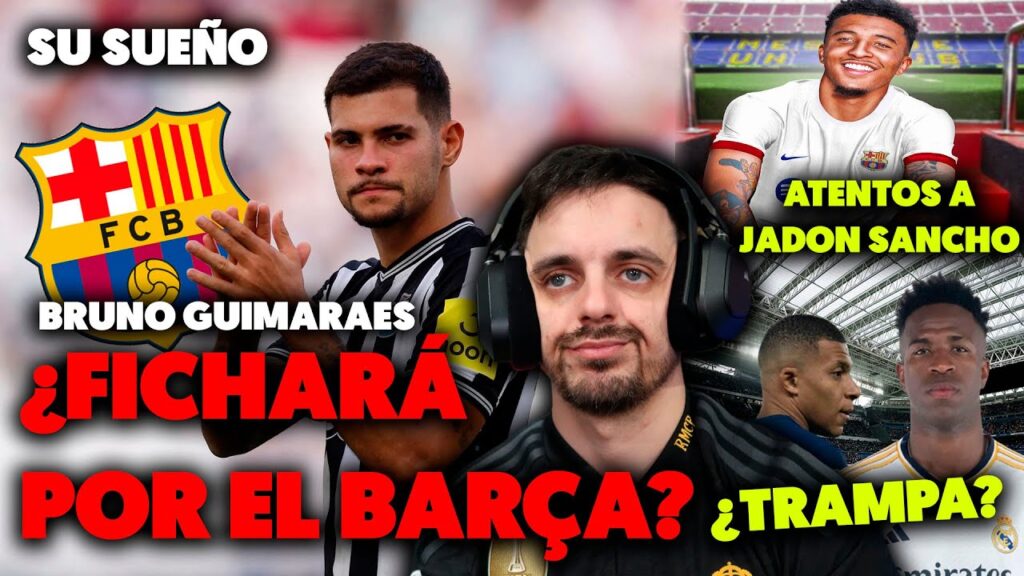 🚨La CLÁUSULA SECRETA para el BARÇA si QUIERE FICHAR a BRUNO GUIMARAES · MBAPPÉ ¿PROBLEMA para VINI?