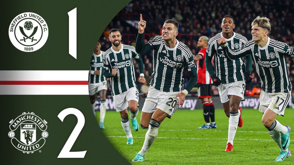 Diogo Dalot SCREAMER Wins It! 🚀 | Sheffield Utd 1-2 Man Utd | Highlights