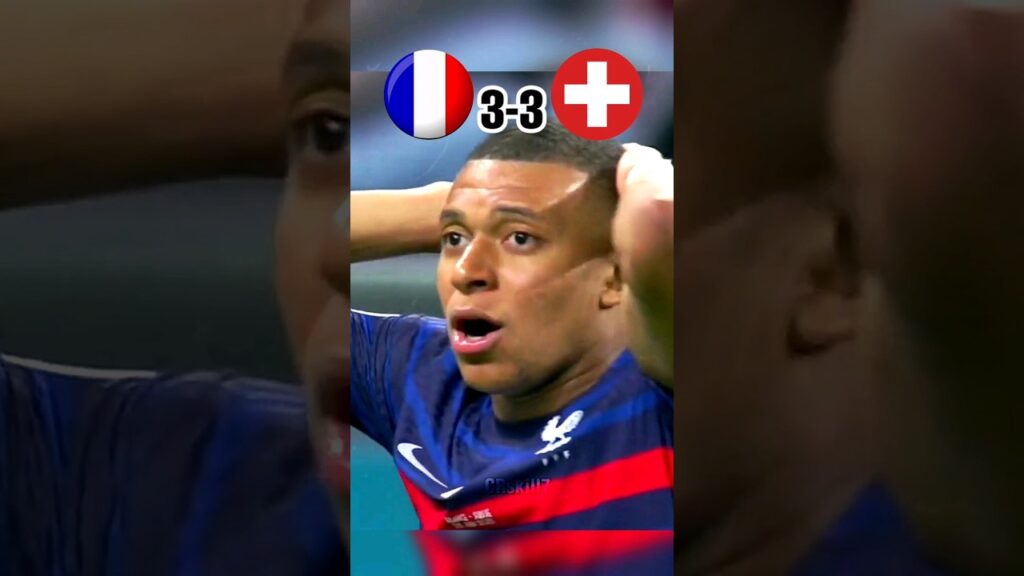 Switzerland Epic Comeback vs France 3-3 Euro 2020🤯🔥 #shorts #football #goals