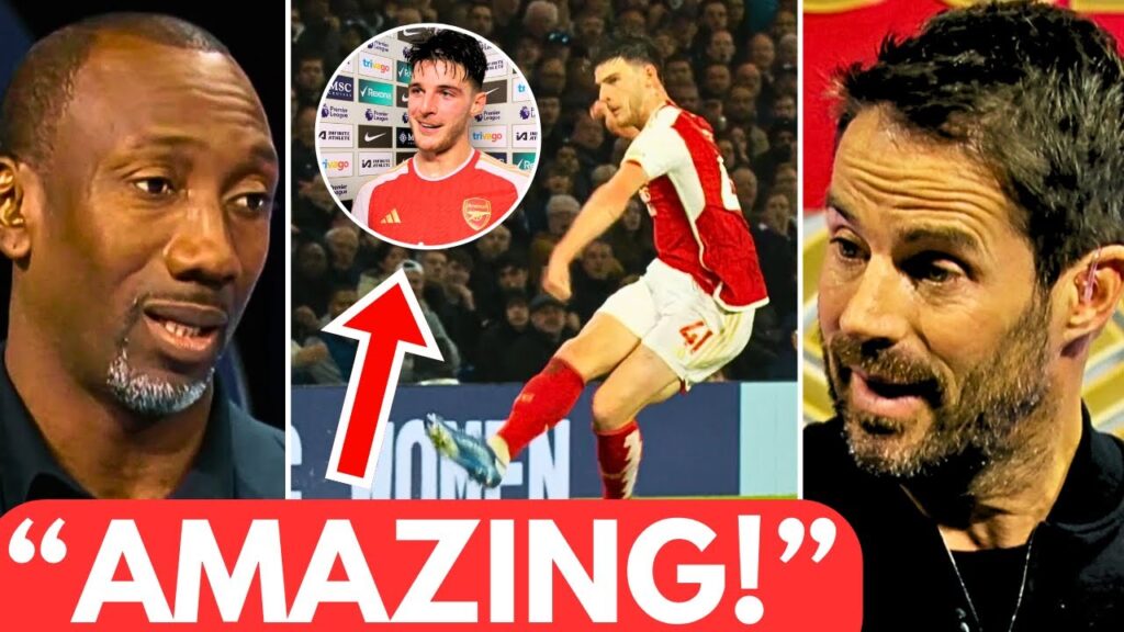 Declan Rice's REACTION post match Chelsea 2-2 Arsenal | Jamie Redknapp & Hasselbaink ANALYSIS