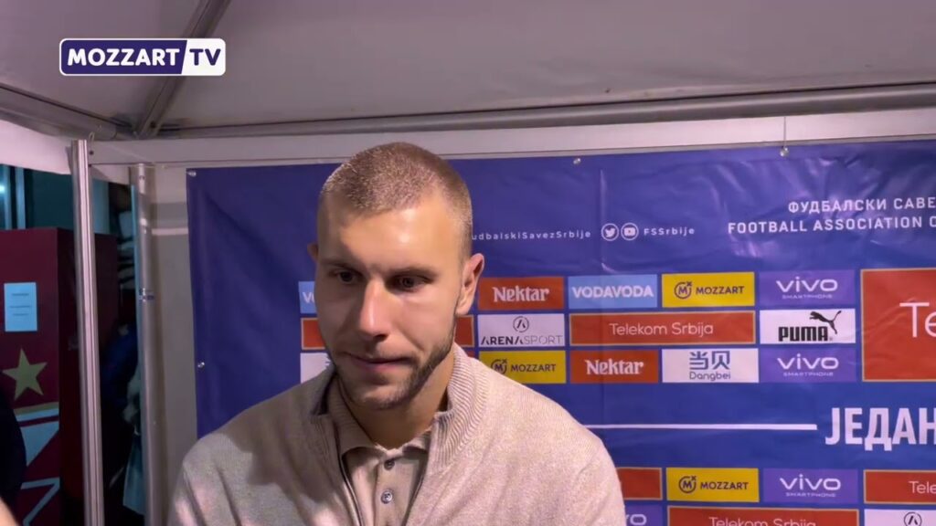 Strahinja Pavlović posle pobede nad Crnom Gorom