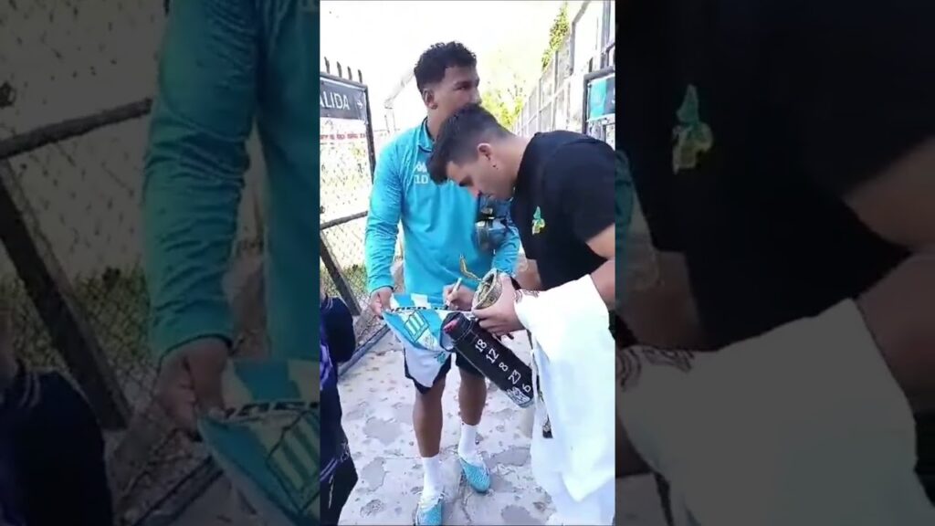 El huevo Acuña y Roger Martínez nuevamente juntos en RACING. La visita del campeón del mundo 🏆🇦🇷