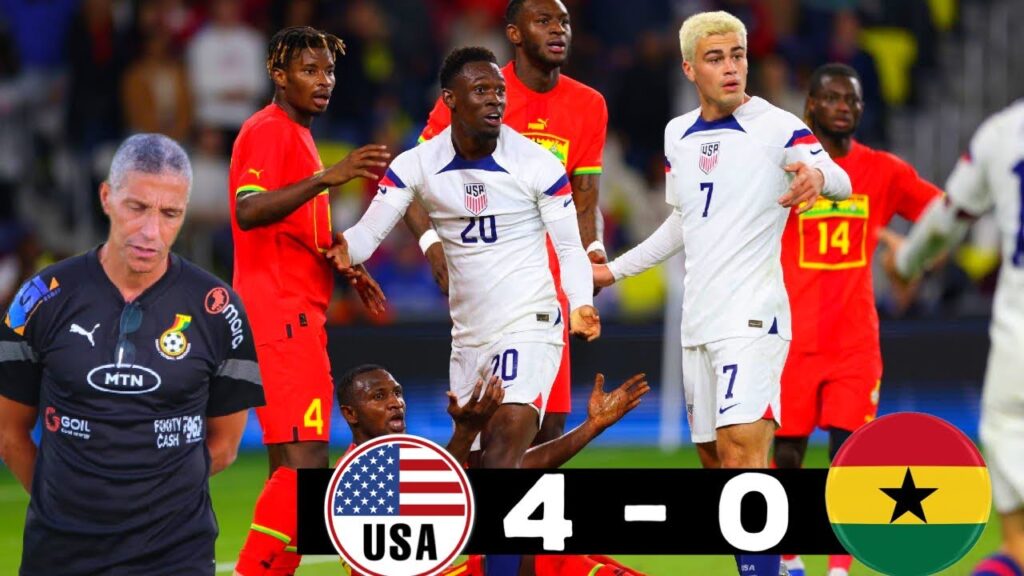USA 4-0 GHANA, Black Stars Are A Disgrace, Speak Truth To Them, This Is Why We Lost By 4,WATCH GOALS