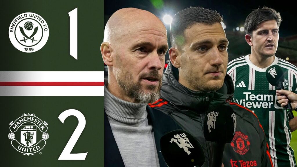 Erik ten Hag, Diogo Dalot & Harry Maguire React To Emotional Victory ❤️