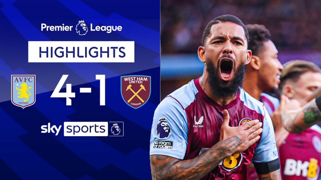 Luiz double as Villa RUN RIOT 🔥 | Aston Villa 4-1 West Ham | EPL Highlights