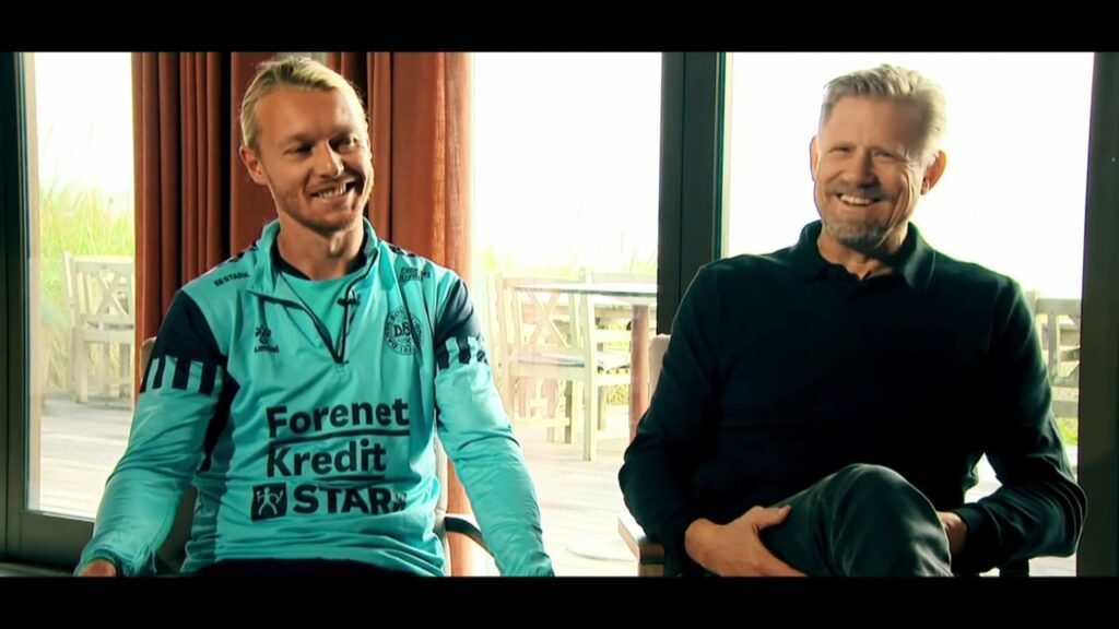 Simon Kjær and Peter Schmeichel Both Hold the Denmark Record of 129 Appearances - The Full Video
