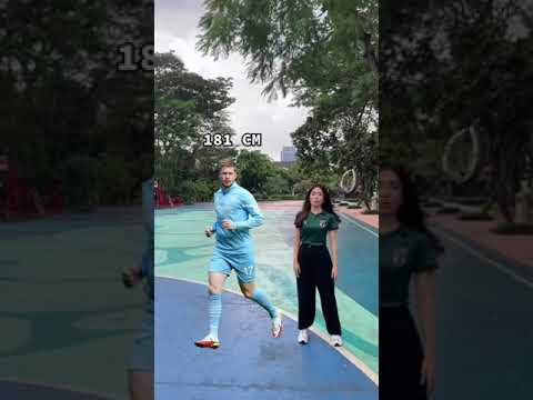 Siapa lagi nih pemain yang lebih tinggi dari Weghorst dan Courtois?