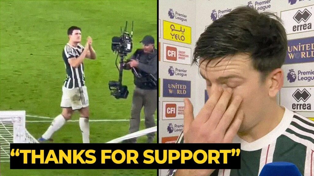 Harry Maguire's reaction to receiving POTM award after yesterday match | Manchester United News