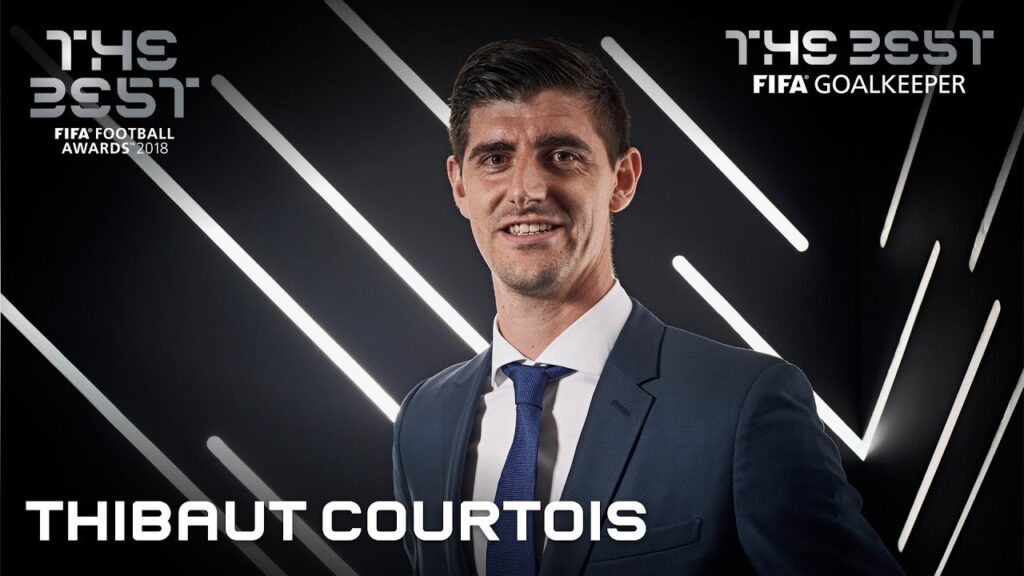 Thibaut Courtois reaction - The Best FIFA Goalkeeper 2018