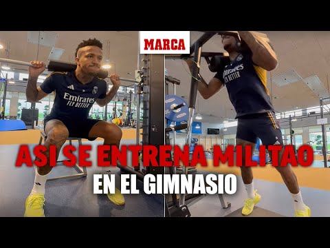 El Madrid alucina con los entrenamientos de Militao: no han pasado ni dos meses y ya se ejercita así