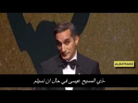 Bassem Youssef in the emmy awards ceremony (with Arabic subtitles)