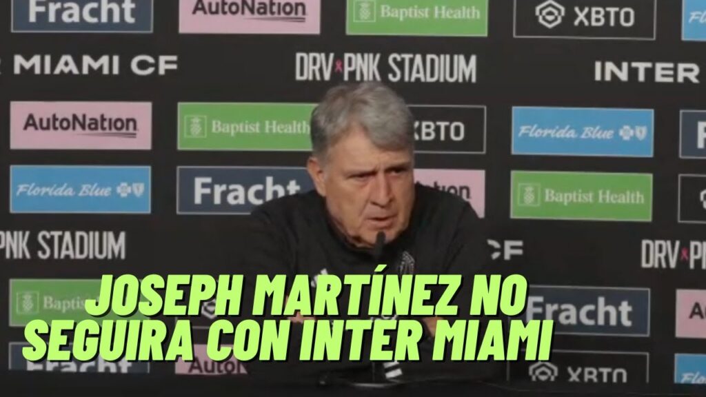 GERARDO TATA MARTINO Conferencia Post Partido INTER MIAMI 0 CHARLOTTE FC 1