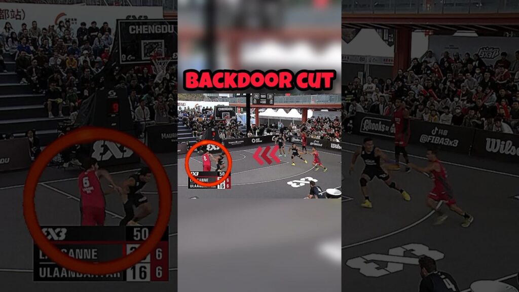 Gilles Martin's Perfect Pass to Carlos Martinez: Backdoor Cut & Game-Winning Layup 🏀| Basketball