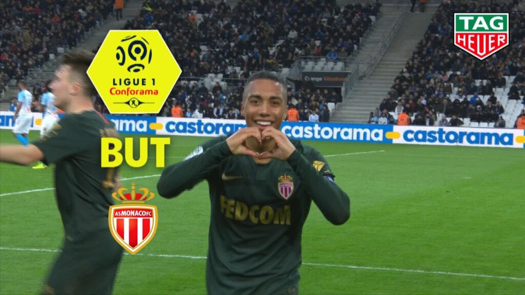 But Youri TIELEMANS (38') / Olympique de Marseille - AS Monaco (1-1)  (OM-ASM)/ 2018-19