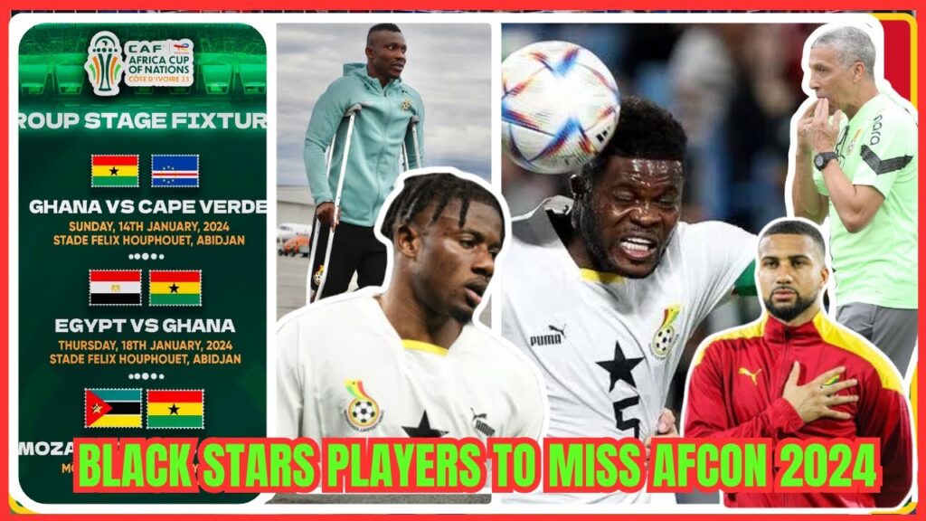 BIG BLOW:😭GHANA DEFENDER JOSEPH AIDOO TO MISS 2023 AFCON + 3 OTHER BLACK STARS PLAYERS
