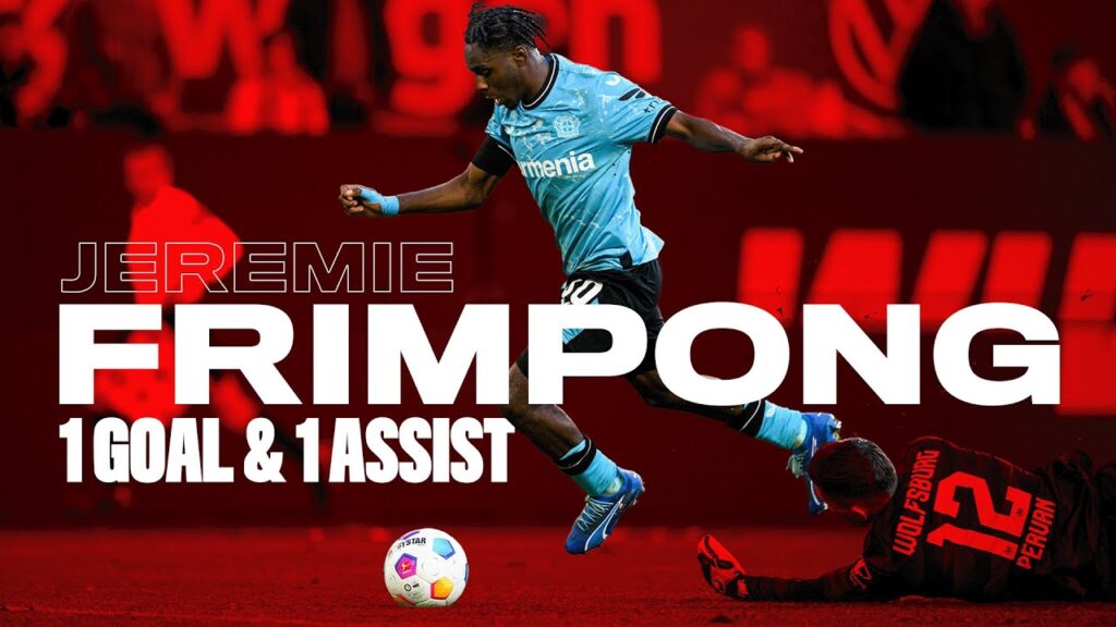 Jeremie Frimpong im Fokus: Xabi Alonso lobt den Wolfsburg-Matchwinner