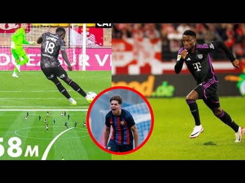 Marc Guiu marque son premier but 23 second après son entrée, Lamine Camara, Boulaye Dia, Bouna Sarr