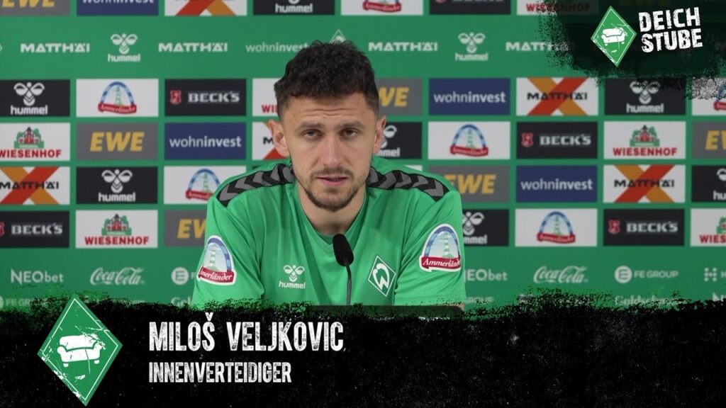 „Wir wollen nichts schönreden“: Milos Veljkovic nimmt Werder Bremen vor Union Berlin in die Pflicht!