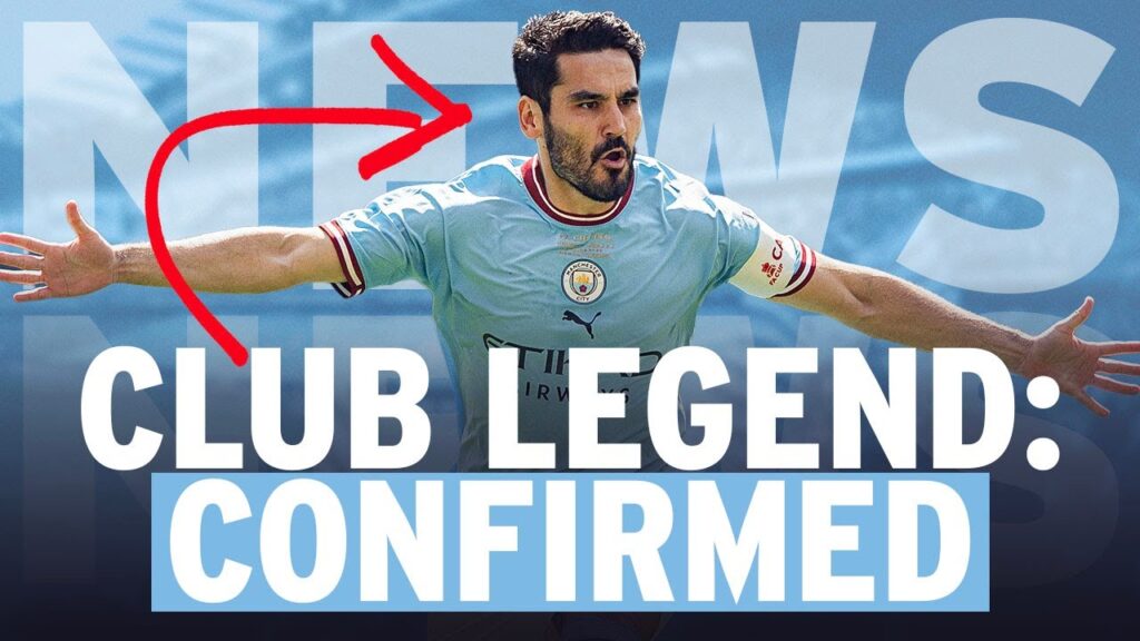 ILKAY GUNDOGAN IMMORTALISED by Manchester City mosaic after historic treble win