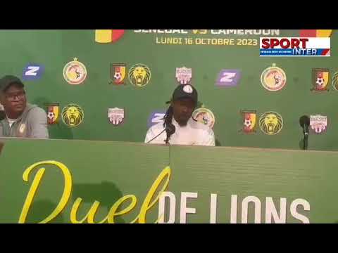 Sénégal (1-0) Cameroun : Aliou Cissé, "Une grande équipe ne perd pas deux fois"