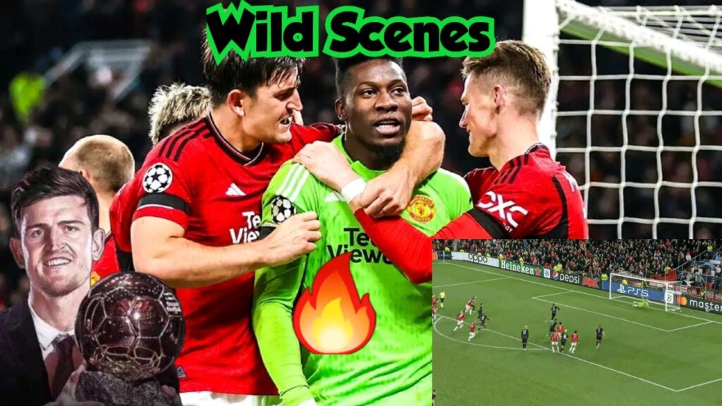 Wild Scenes 🔥 Maguire scores, Onana Saves Penalty, Manchester United 1-0 FC Copenhagen, Balon'Dor