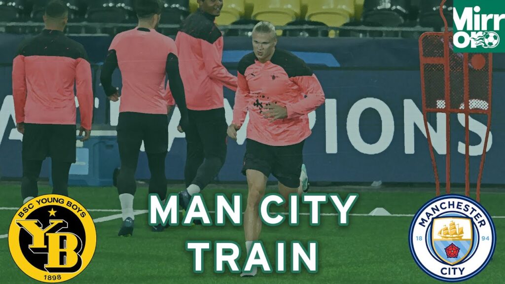 HAALAND'S READY | Manchester City train ahead of Champions League clash at Young Boys in Switzerland