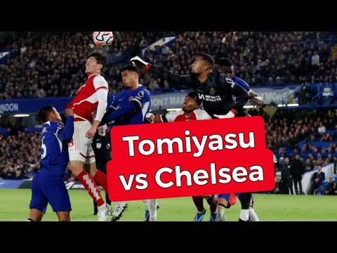 Tomiyasu plays inverted left back vs Chelsea 冨安健洋 チェルシー vs アーセナル