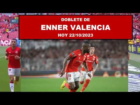 🔴DOBLETE DE ENNER VALENCIA HOY 22/10/2023 INTERNACIONAL 7 VS 1 SANTOS