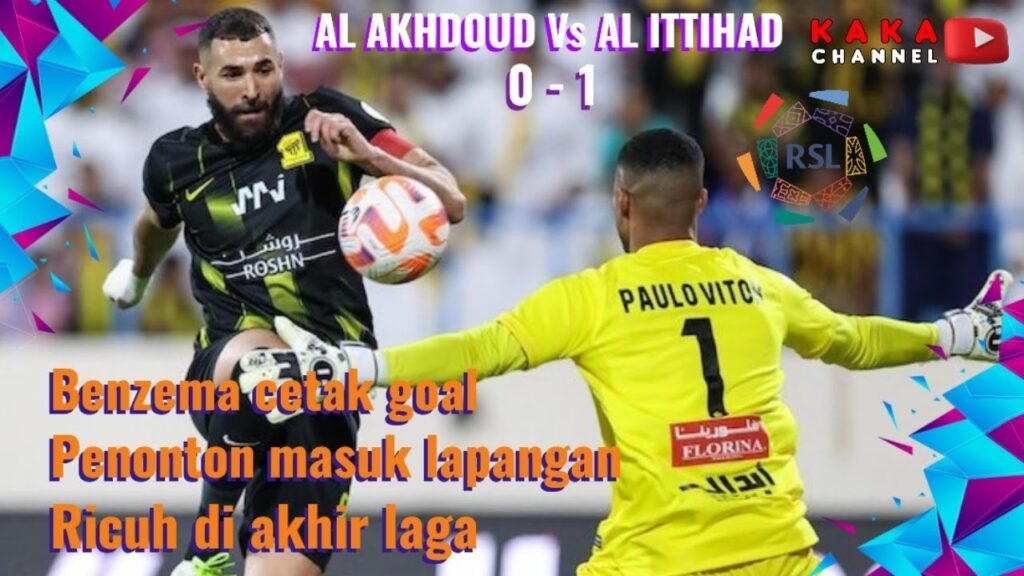 Benzema On Fire 🔥 Al Akhdoud Vs Al Ittihad Highlights Saudi Pro League 2023 Round 6 #benzema #goals