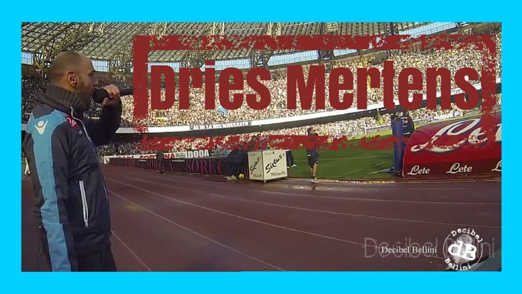 Annuncio rete Dries Mertens Napoli/Announcement goal score San Paolo Stadium striker